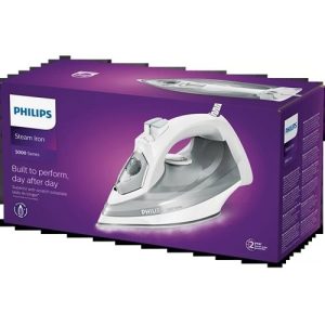 PHILIPS STEAM IRON DST5010/10,STEAMGLIDE,WHITE,2400W
