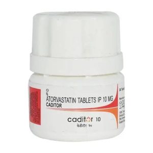 CADITOR 10MG TABLETS 30'S [ATROVASTATIN]
