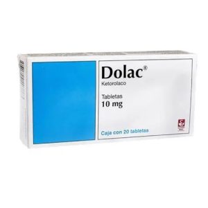 DOLAC 10 MG TABS 20'S [KETOROLAC]