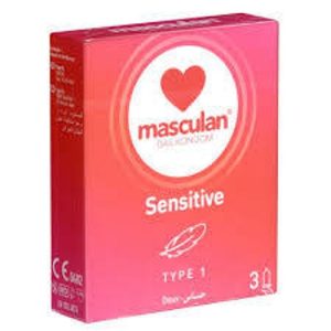 MASCULAN CONDOMS SENSITIVE 3'S