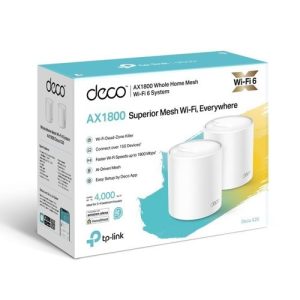 TP-LINK AX1800 WHOLE HOME MESH WI-FI 6 SYSTEM - DECO X20 (1-PACK)