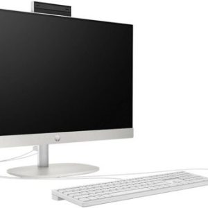 HP ALL IN ONE DESKTOP, HP 24-CR0309NH, INTEL CORE I5, 1335U, 8GB DDR4 RAM, 512GB SSD, NON TOUCH DOS, KB, MOUSE, WIFI, WHITE