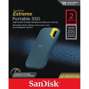 EXTERNAL SSD - SANDISK 2TB EXTREME (1050/1000 MBPS)