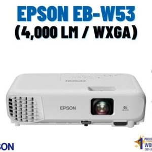 EPSON PROJECTOR - EB-W53, 4000 LUMENS