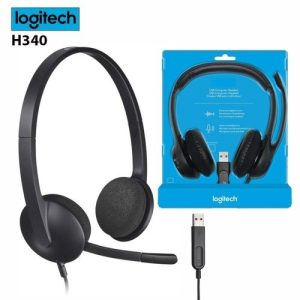 LOGITECH HEADPHONE WITH MIC (USB) H340