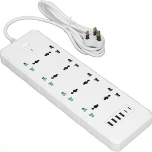 HEATZ - EXTENSION BOARD - 3000W, ZC614 - 10 IN 1 POWER PLUG