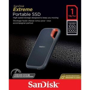 EXTERNAL SSD - SANDISK 1TB EXTREME (1050/1000 MBPS)