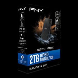 EXTERNAL SSD - PNY 2TB PORTABLE DRIVE RP60 - 1800/2000 MBPS