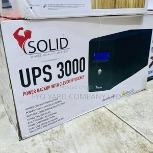 SOLID UPS 3000VA (UNIVERSAL OUTPUT) 3 KVA - BACKUP