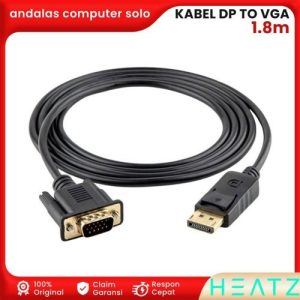 HEATZ - ZT72 - CABLE - DP TO VGA CABLE - 1.8 MTR
