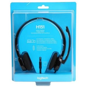 Logitech H151 Stereo Headset with Noise-Cancelling Mic