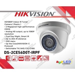HIKVISION 2MP ANALOG DOME CAMERA DS-2CE56D0T-IF