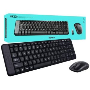 LOGITECH WIRELESS KEYBOARD & MOUSE COMBO MK220