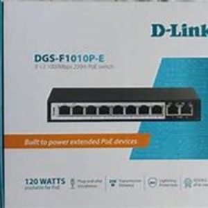 DLINK 8 PORT 8 PORT GIGABIT POE DGS-F1010P-E