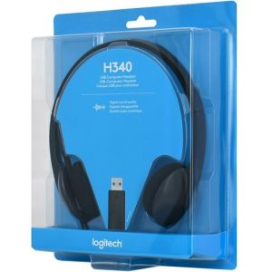 Logitech H340 USB PC Headset with Noise-Cancelling Mic