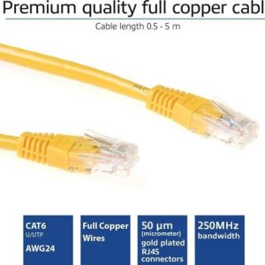 CLICK CAT6 PATCH CABLE 3 METER