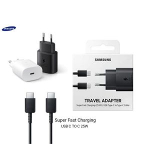 SAMSUNG ADAPTOR 25W TYPE C WITH CABLE
