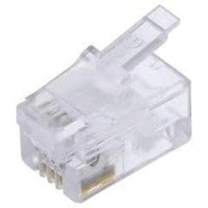 CLICK RJ11 CAT 6 CONNECTORS PACK (1000 PCS)