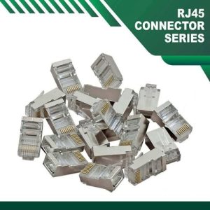 CLICK RJ45 CAT 6 CONNECTORS PACK (50 PCS) - METAL