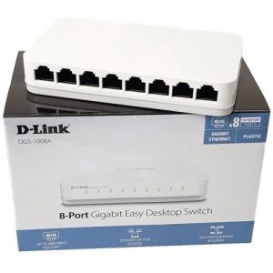 DLINK 8 PORT GIGABIT SWITCH DGS-1008A