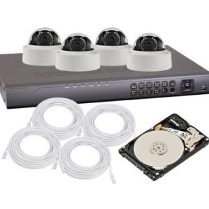 TECHCOM DVR WITH 4 CAMERAS