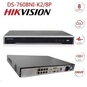 HIKVISION 8 CHANEL NVR POE DS-7608NI-K2/8P