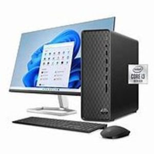 Hp ProDesk 400 G4 Microtower PC Intel Core i7 - 1TB SATA - 4GB DDR4-SDRAM - Free DOS 2.0 + Usb Keyboard, Usb Mouse  & HP V197a 18.5" Monitor - Black