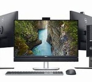 DELL Optiplex 7050 MT- Intel Core i7-7700 - 4GB RAM- 1TB HDD -Free DOS + Usb Keyboard, Usb Mouse & E1916HV 19" Monitor - Black