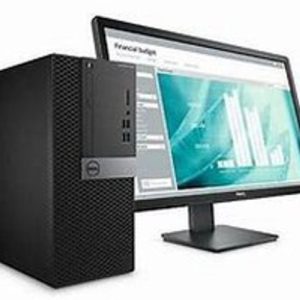 DELL Optiplex 9020 Core i3 - 500GB SATA HDD - 4GB DDR4 SDRAM - Free DOS 2.0 + Usb Keyboard, Usb Mouse & E1916HV 19" Monitor - Black
